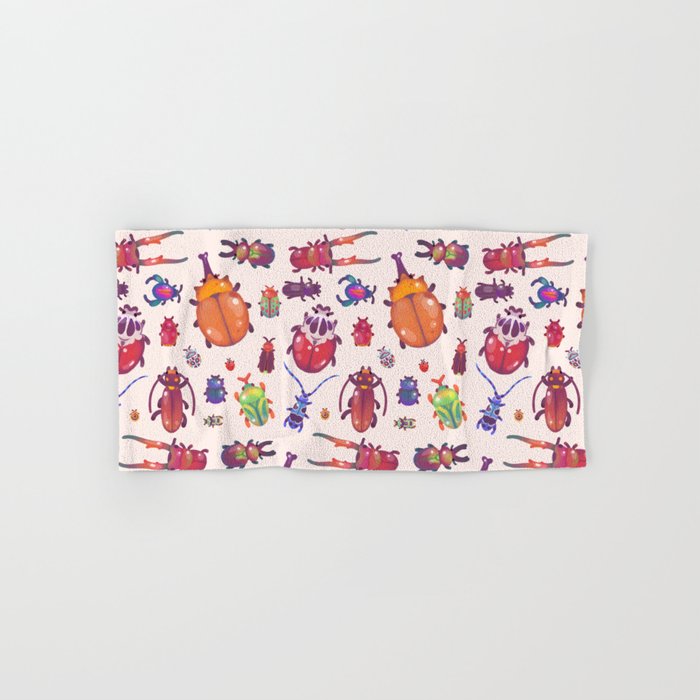 Beetle - pastel Bath Towel Gallery Image 1