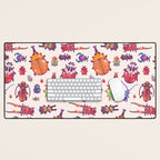 Beetle - pastel Desk Mat Gallery Image 1