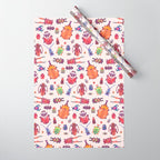Beetle - pastel Wrapping Paper Gallery Image 1