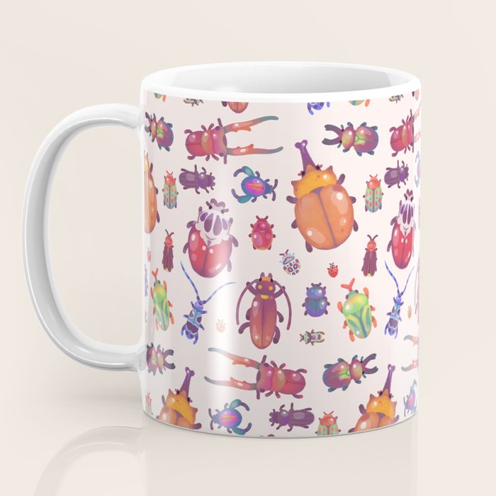 Beetle - pastel Coffee Mug Gallery Image 3