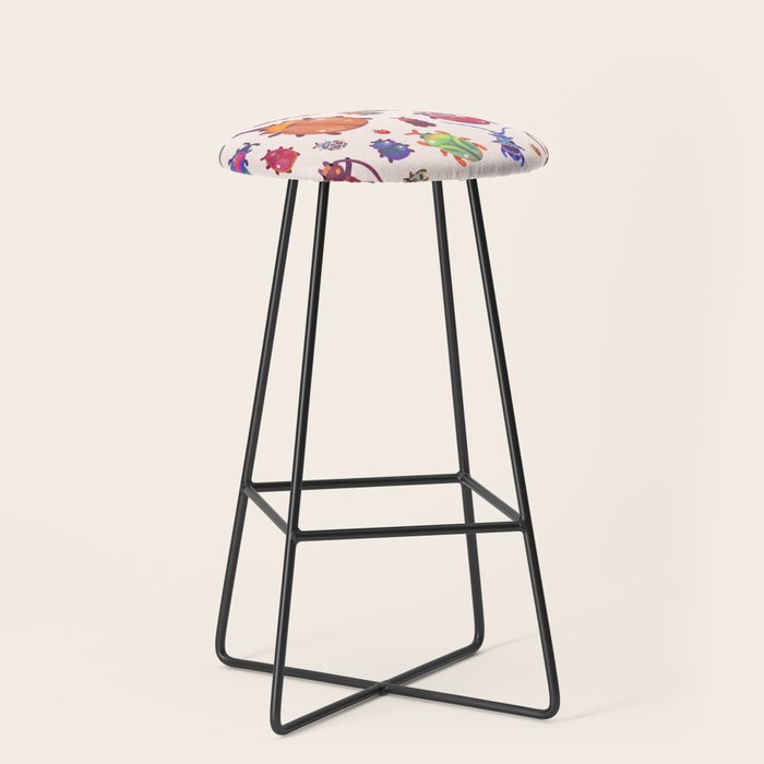 Beetle - pastel Stool Gallery Image 1