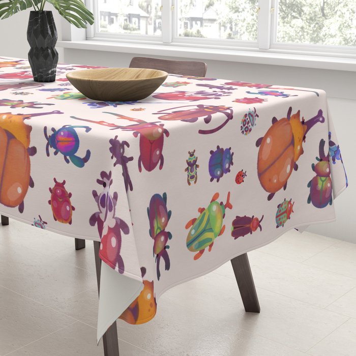 Beetle - pastel Tablecloth Gallery Image 3