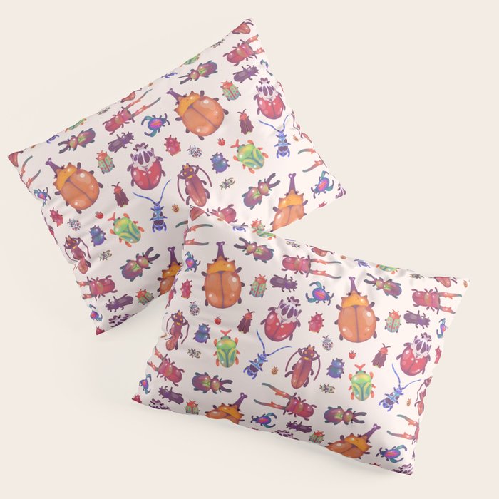 Beetle - pastel Pillow Sham Gallery Image 3