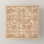 Nature Blocks - terracotta Mini Art Print Gallery Image 1