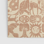 Nature Blocks - terracotta Poster Gallery Image 3
