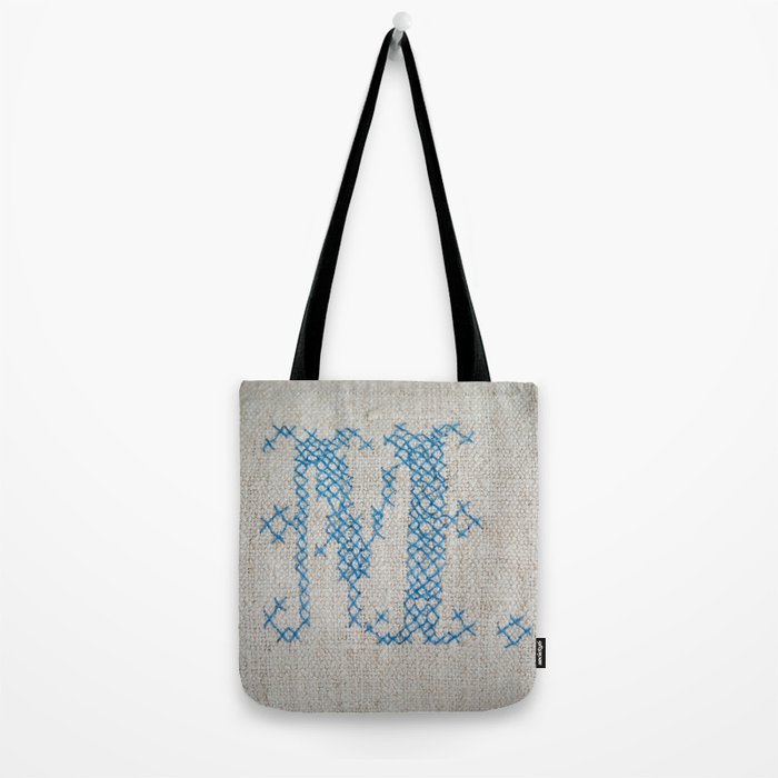 cross-stitch M Tote Bag Gallery Image 2
