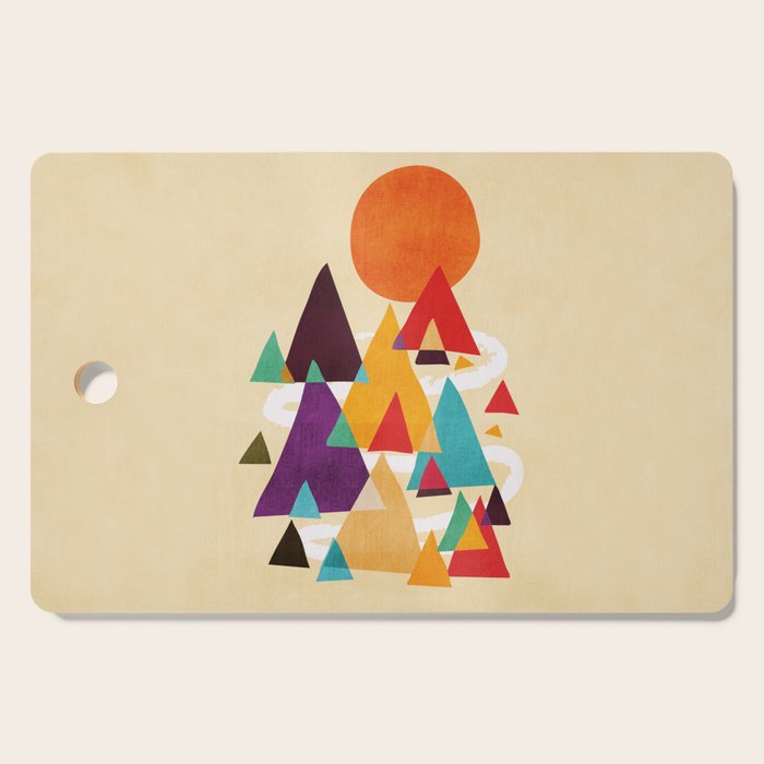 Let's visit the mountains Cutting Board Gallery Image 1