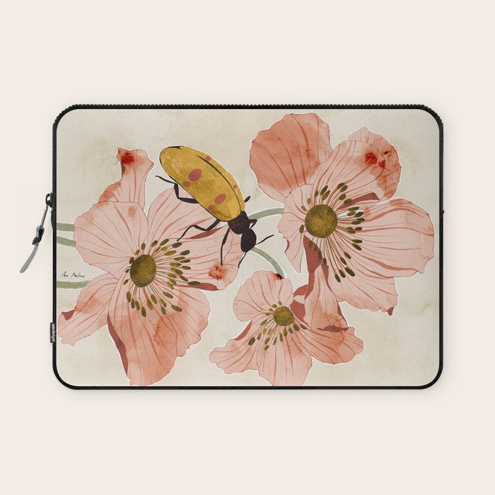 Roses and insects Laptop Sleeve Gallery Image 1
