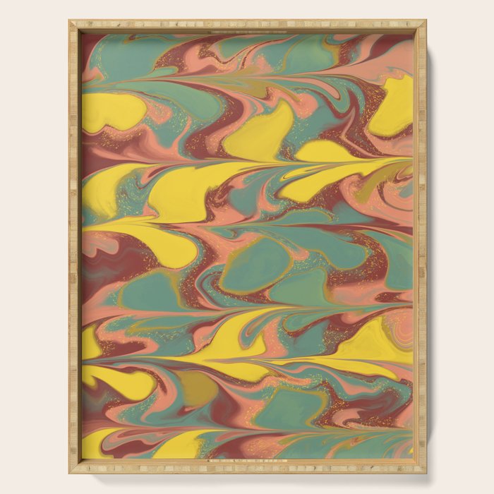 Teal Citrus Pink Getgel Serving Tray Gallery Image 1