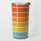Gradient Arch X Bright Rainbow Mid Century Modern Rainbow Travel Mug Gallery Image 2