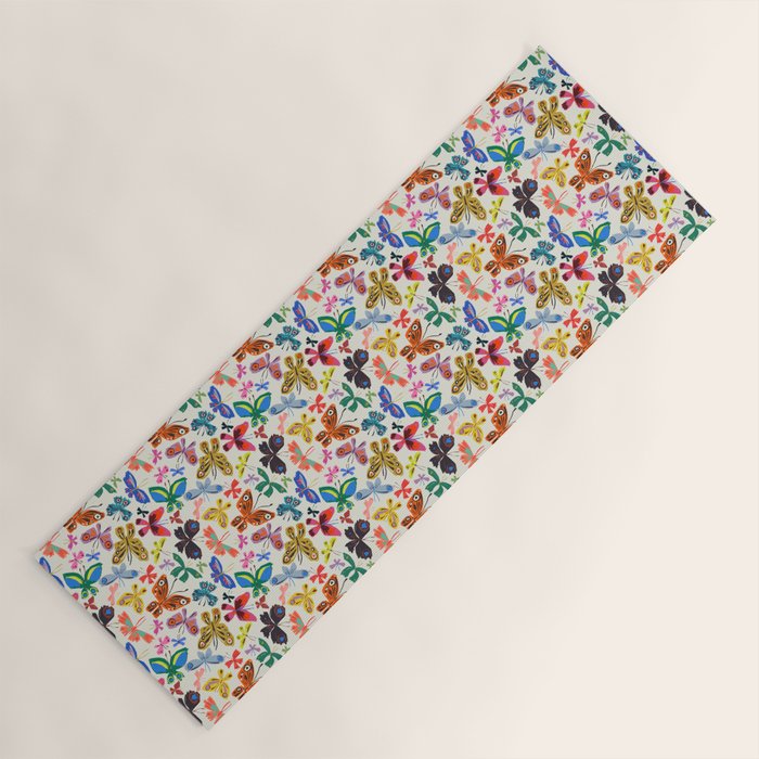 Exist To Be Happy Yoga Mat Gallery Image 1