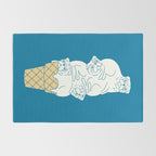Pug Ice Cream Rug Gallery Image 2