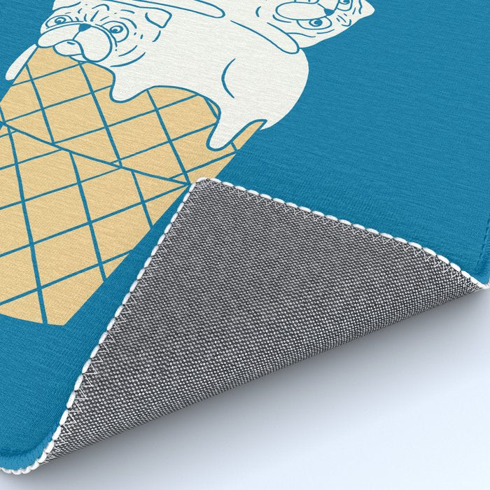 Pug Ice Cream Rug Gallery Image 4