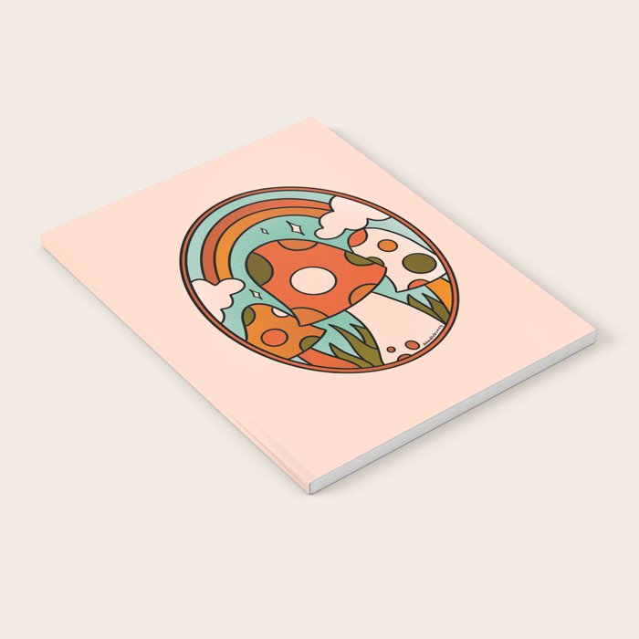 Stained Glass Mushrooms Notebook Gallery Image 1