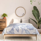 Oriental classic floral paisley - Delft Blue Comforter Gallery Image 3