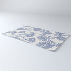 Oriental classic floral paisley - Delft Blue Rug Gallery Image 3