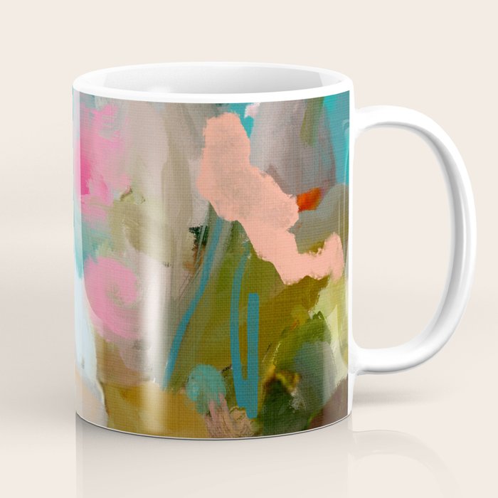floral abstract 1 22 Coffee Mug Gallery Image 1