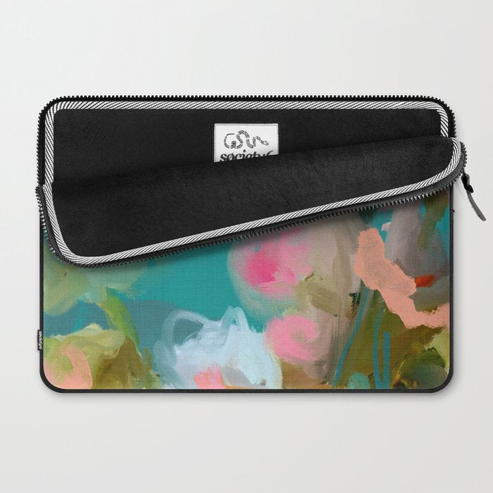 floral abstract 1 22 Laptop Sleeve Gallery Image 2