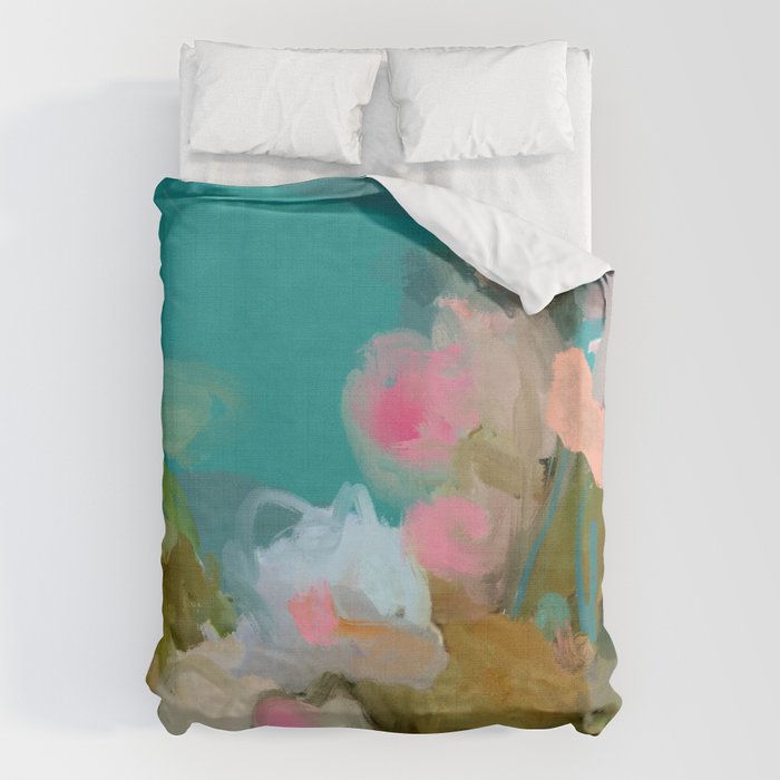 floral abstract 1 22 Duvet Cover Gallery Image 1