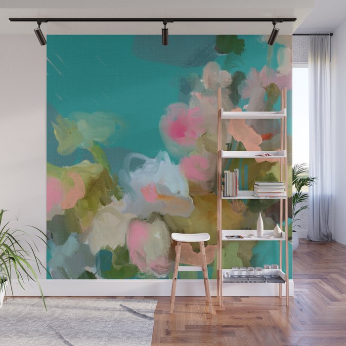 floral abstract 1 22 Wall Mural Gallery Image 1