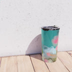 floral abstract 1 22 Travel Mug Gallery Image 4