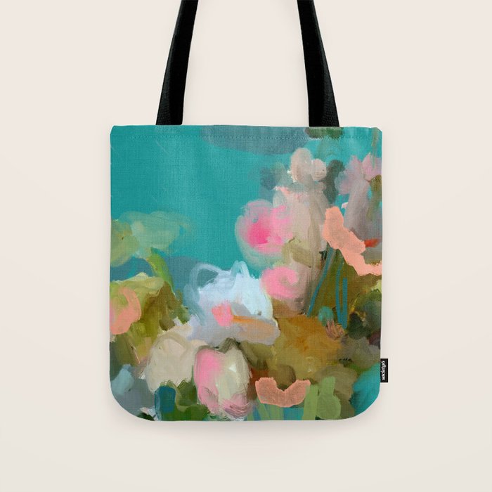 floral abstract 1 22 Tote Bag Gallery Image 1