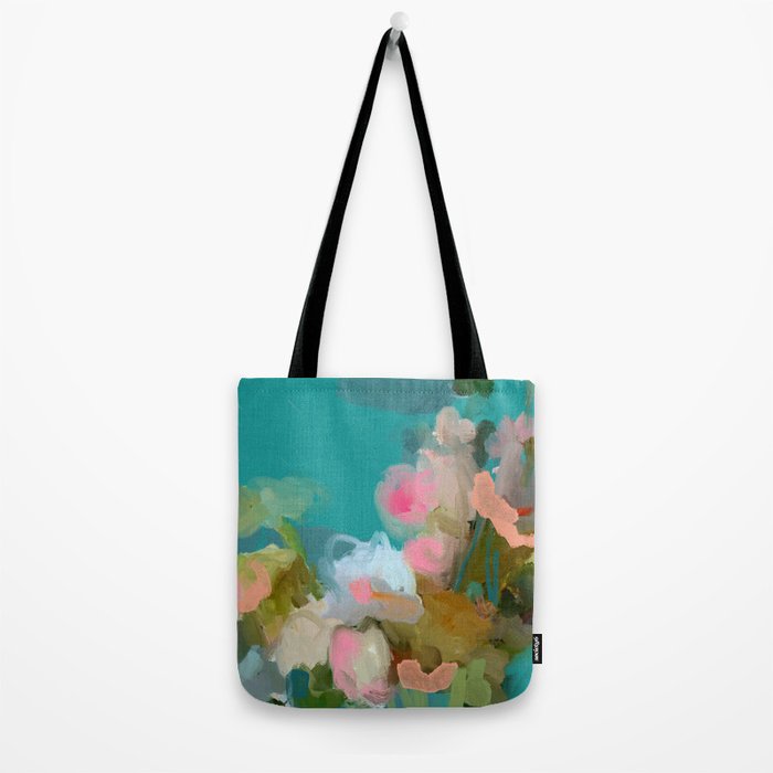 floral abstract 1 22 Tote Bag Gallery Image 2