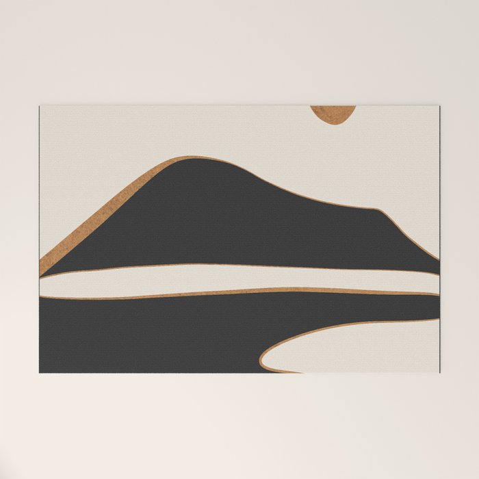 Minimalist Abstract Landscape 2 Welcome Mat Gallery Image 1