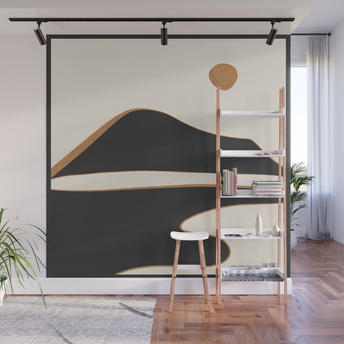 Minimalist Abstract Landscape 2 Wall Mural Gallery Image 1