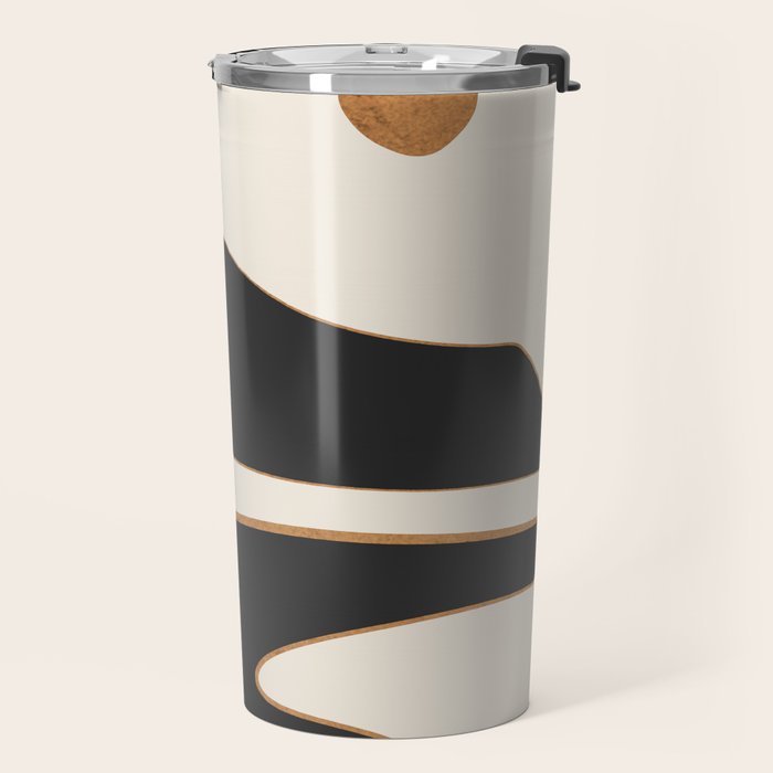Minimalist Abstract Landscape 2 Travel Mug Gallery Image 2
