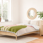 Pink Tulips Retro Flowers Duvet Cover Gallery Image 2