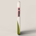 Pink Tulips Retro Flowers iPhone Case Gallery Image 2