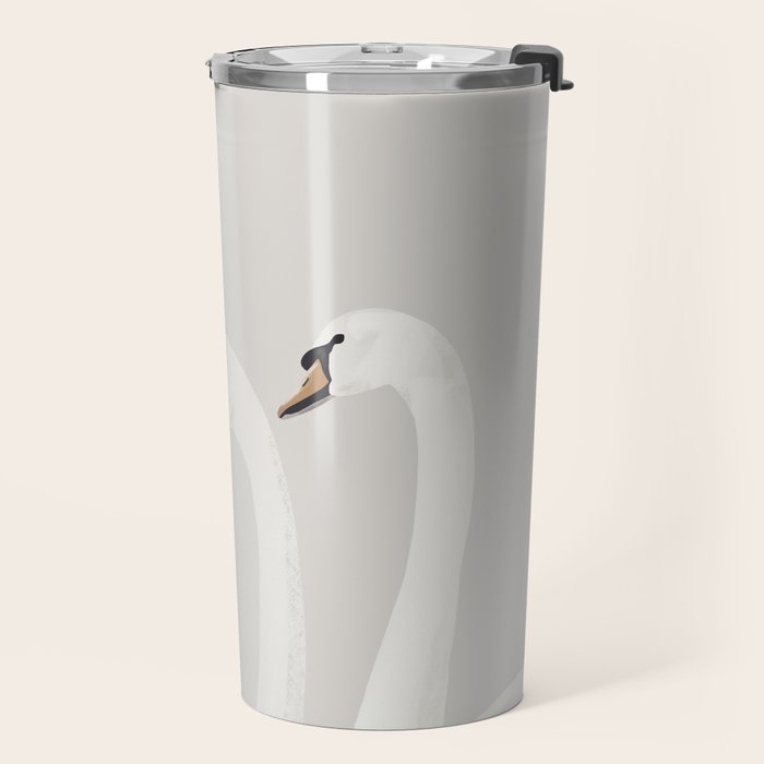 White Swans Travel Mug Gallery Image 2