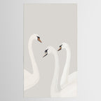 White Swans Tablecloth Gallery Image 2