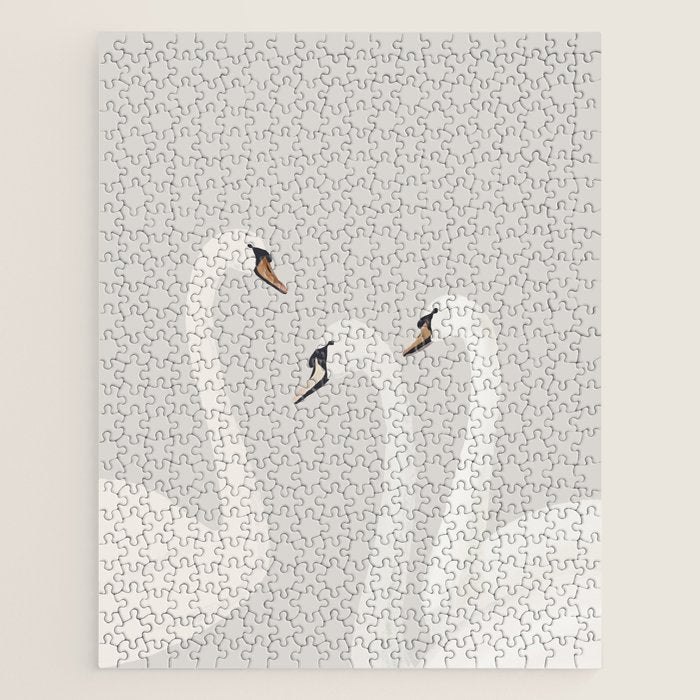 White Swans Jigsaw Puzzle Gallery Image 1