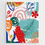 Summer Floral Prints, Abstract, Colourful Prints. Jigsaw Puzzle Gallery Image 1
