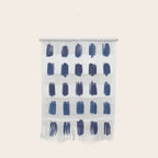 Indigo Abstract Brush Strokes | No. 6 Wall Hanging Gallery Image 1