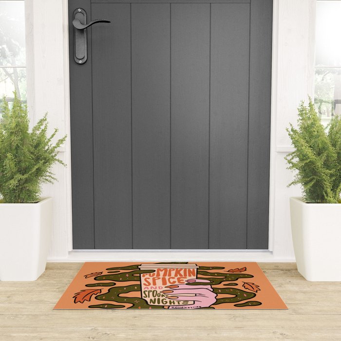 Pumpkin Spice and Spooky Nights Welcome Mat Gallery Image 3