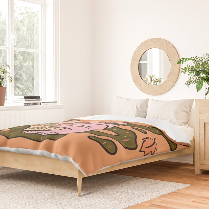 Pumpkin Spice and Spooky Nights Duvet Cover Gallery Image 2