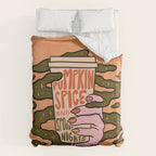 Pumpkin Spice and Spooky Nights Duvet Cover Gallery Image 6