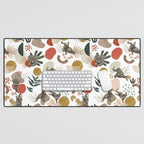 Elephant yoga 01 Desk Mat Gallery Image 1