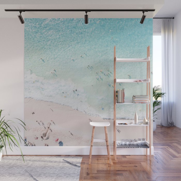 Beach Sunday Wall Mural Gallery Image 1