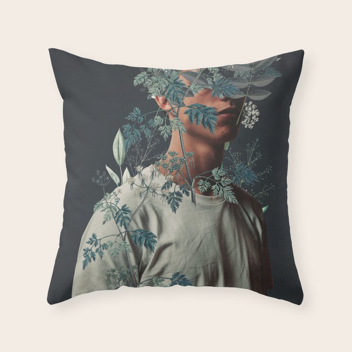Waiting to Inhale Throw Pillow Gallery Image 1