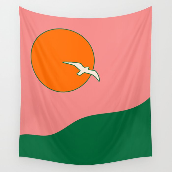 Soar - Pink Wall Tapestry Gallery Image 4