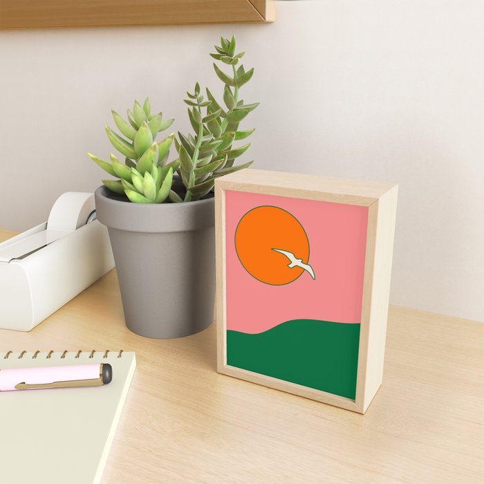 Soar - Pink Mini Art Print Gallery Image 2