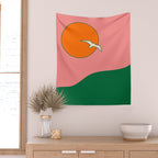 Soar - Pink Wall Tapestry Gallery Image 2