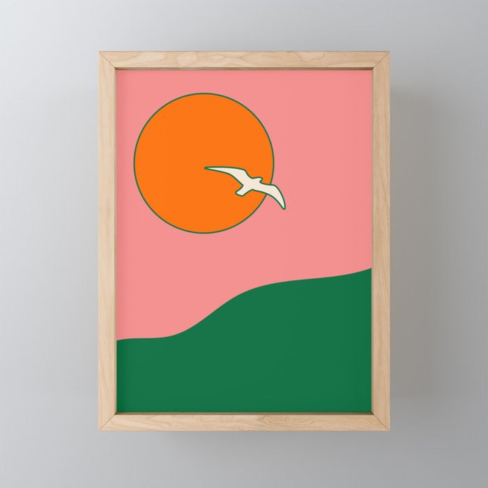 Soar - Pink Mini Art Print Gallery Image 1