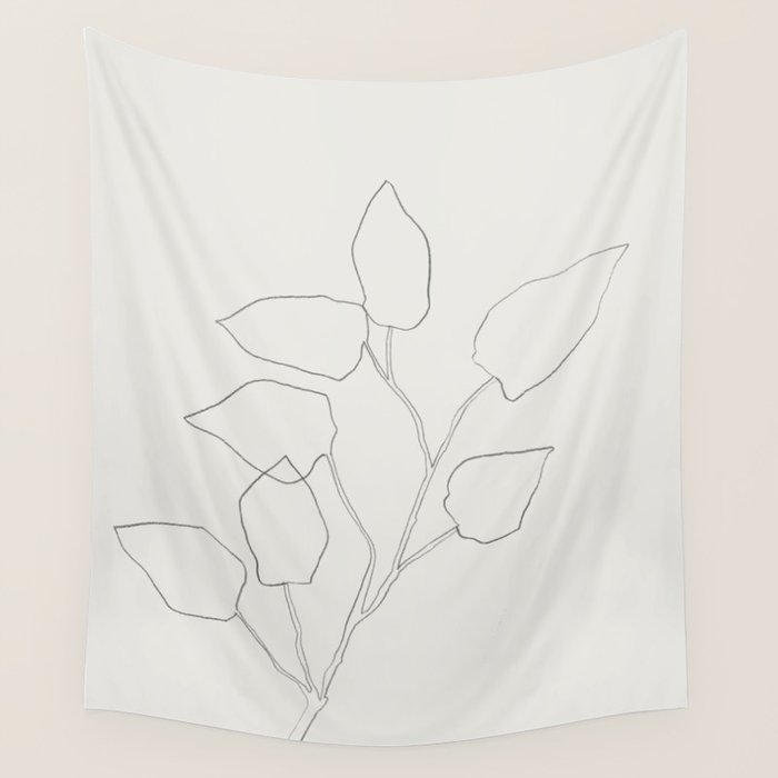 Floral Study no. 5 Wall Tapestry Gallery Image 1