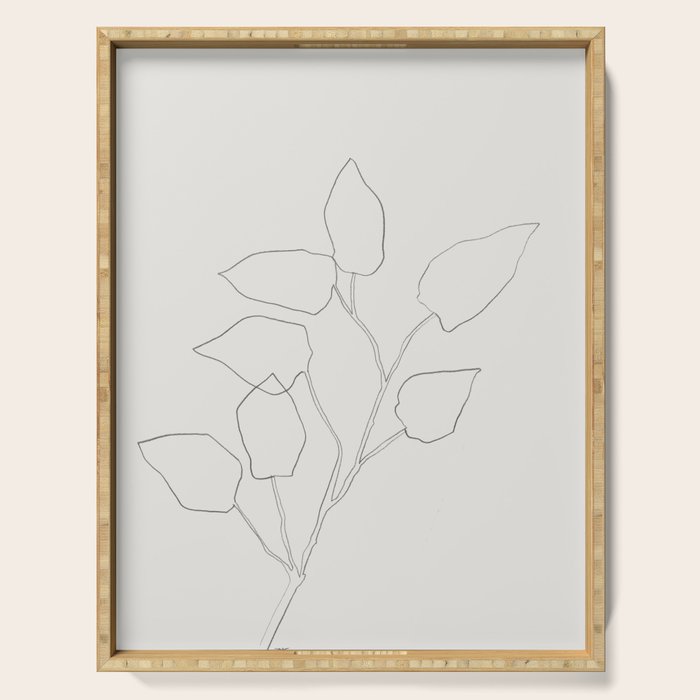 Floral Study no. 5 Serving Tray Gallery Image 1