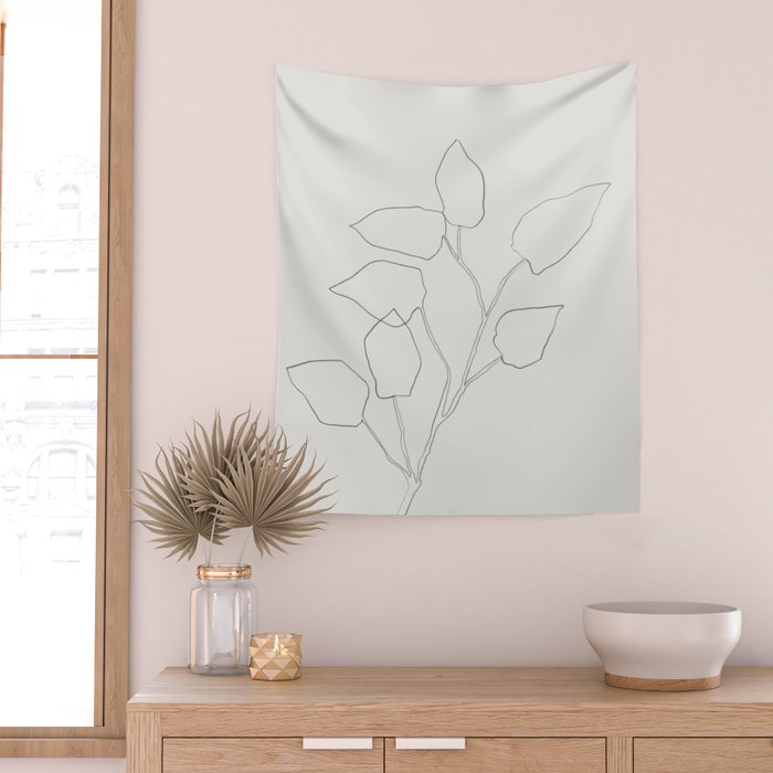 Floral Study no. 5 Wall Tapestry Gallery Image 2
